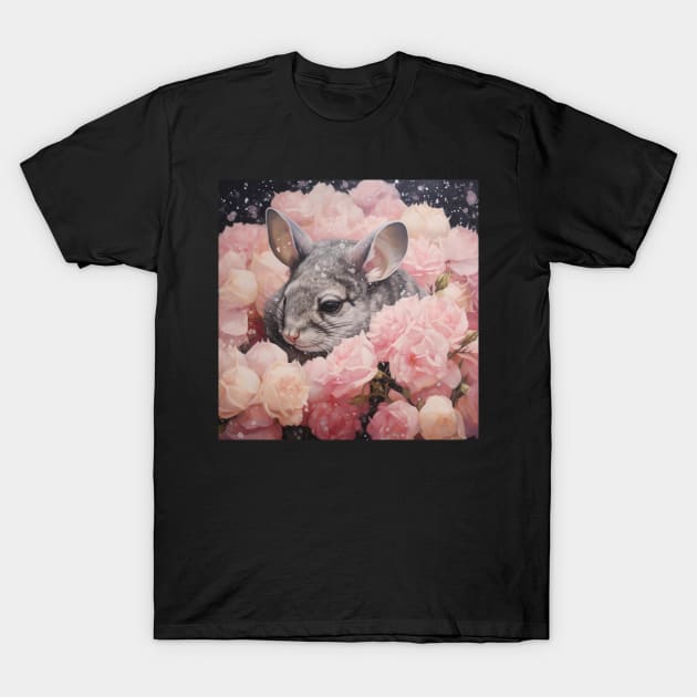 Chinchila Rose T-Shirt by Enchanted Reverie